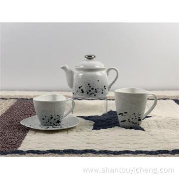 Ceramic tea sets tableware tea pot and cups